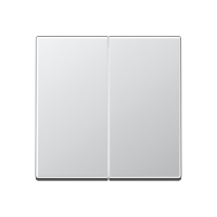 JUNG Dubulttaustiņš A595AL A595AL, alumīnija krāsā