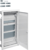 HAGER Sadalne Volta VU36NWB z/a 3x12mod. IP30, multimedia, tukša, betona sienai