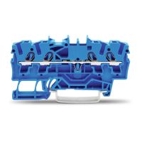 WAGO 4-kontaktu spaile, 2002-1404, 2.5 (4) mm2, zila