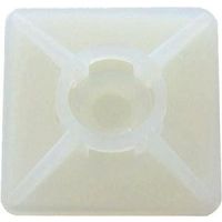 INTERCABLE Pamatne kabeļu savilcēm 182293 līmējama, max 6 mm, balta