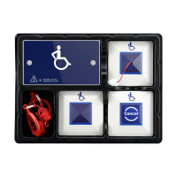 EATON Invalīdu WC avārijas/trauksmes izsaukuma komplekts CFEAPULLKIT