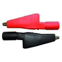 PROTEC Krokodīlklemme 05102947 sarkans/melns