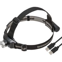 BRENNENSTUHL Lukturis galvas 1177300010 LuxPremium LED ar akum. 3,7V, 250lm, IP44 ( ar USB-C)