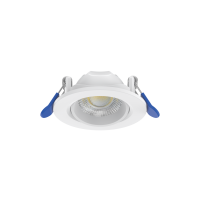 OPPLE Gaismeklis 541003767200 LED iebūvējams Slim Spot EcoMax 5W 525lm 105lm/W CCT 2700/3000/4000K CRI90 36° IP20 D - 82mm H-31mm balts