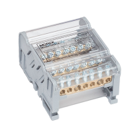 MOREK Sadales bloks MAB4100A18 4P 2x25mm² + 5x6mm² Ipk=20 kA
