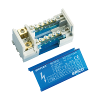 ERICO Klemmju bloks 2-poli 563810 10-35mm² (100/125A), 11x1,5-6mm² + 3x10-25mm²