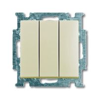 ABB Slēdzis trīstaustiņu 2CKA001012A2158 ziloņkauls 106/3/1UC-92-507