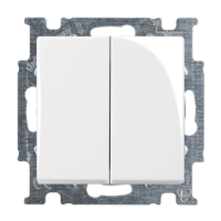 ABB Pārslēdzis dubūltais ar taustiņu 2CKA001012A2144 balts 2006/6/6 UC-94-507