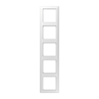 JUNG Rāmis AS585WW 5-vietīgs AS585WW, balts