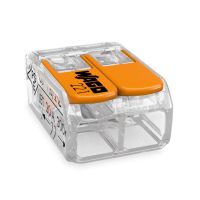 WAGO Universāla savienojuma klemme 221-412 2-vietīga 0.2-4mm2 32A/450V (iepak. 100gab.)