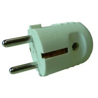 PROTEC Spraudnis Schuko 250V, 16A, IP20, 0,75 līdz 2,5mm², PP, balts 05105817