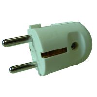 PROTEC Spraudnis Schuko 250V, 16A, IP20, 0,75 līdz 2,5mm², PP, balts 05105817