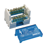 ERICO Klemmju bloks 2-poli 563910 10-25mm² (80/100A), 6x0,75-4mm² + 7x2,5-6mm²