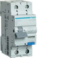 Kombinētais automāts 6kA 2P B 10A 30mA, tips A