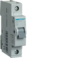 HAGER Automātiskais slēdzis MB110A 1P B 10A 6kA