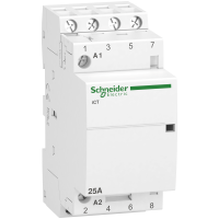 SCHNEIDER Modulārais kontaktors A9C20834 Acti9 iCT 25A 4NO 220-240 VAC