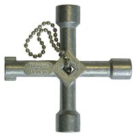 HAUPA Atslēga sadalnēm 110696 HUPkey kvadrāts, trijstūris, spārnu atslēga