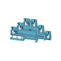 WEIDMULLER Rindspaile Zila 3 stāvu uz DIN sliedes 2,5mm2 Push-IN 2428520000(50 gab iepakojumā)