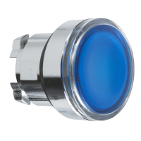 SCHNEIDER Izgaismota poga bez fiksācijas ZB4BW363 LED-zila