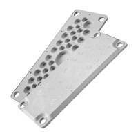 MOREK LMC35 multi ievads RAL 7035 pelēks IP44 ar dībeļiem MBA3F35L11