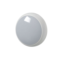 Gaismeklis LED plafons GOLF 15W, 1240/1420/1360lm, 3000/4000/6500K, IP65, IK10, Ø330, balts, ar mikroviļņu sensoru