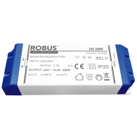 ROBUS LED barošanas bloks VEGAS 320W,RVA32024-PSU 24V, IP20, pastāvīgs spriegums