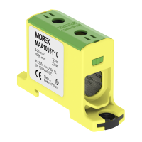 MOREK OTL95 spaile dzelteni/zaļa MAA1095Y10 1XAl/Cu 6-95mm² 1000V
