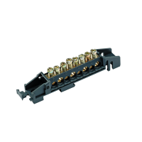 SCHNEIDER Spaiļu bloks 13576 N/PE izolēts 8 atveres, 85 mm