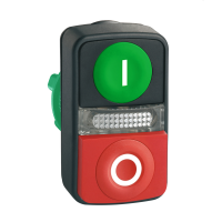 SCHNEIDER Start-Stop poga ar indikāciju ZB5AW7L3741 22mm