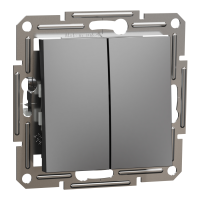 SCHNEIDER Dubultpārslēdzis EPH0600171 Asfora, antracīts