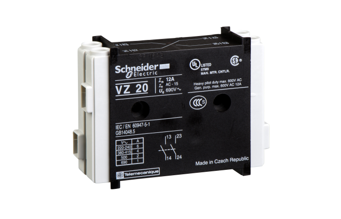 SCHNEIDER Papildus kontakti VARIO VZ7 N/O +N/C