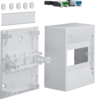 HAGER Sadalne GD106N 30V v/a 6mod, IP30 ar spailēm