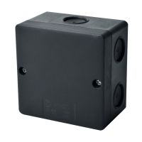 KOPOS Nozarkārba virsapmetuma 81x81x54mm melna IP66 KSK 80_FA