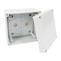 KOPOS Nozarkārba virsapmetuma 126x126x51mm RAL7035 IP66 KSK 125 KA