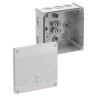 Nozarkārba Abox 100 bez klemmes 152x152x80mm, IP66, pelēka (new)
