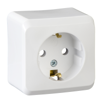 SCHNEIDER Rozete PRIMA WDE001080 1-vietīga IP20, balta, virsapmetuma
